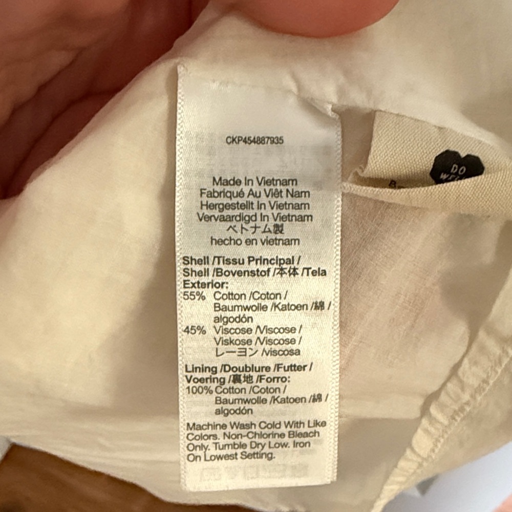 Madewell Cream Floral Midi Dress - Picture 5 of 5